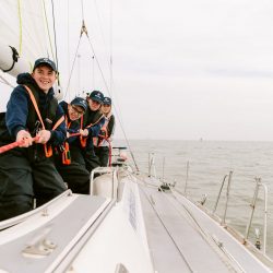 Young people onboard Challenger