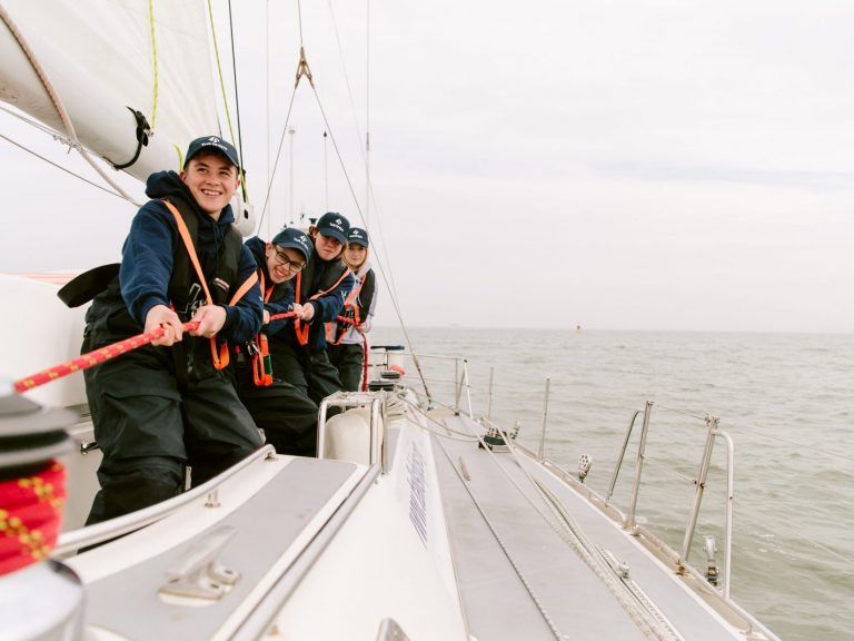 Young people onboard Challenger