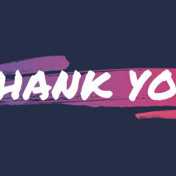 Thank you graphic