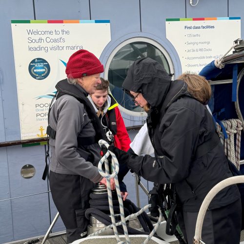 tying knots at poole harbour