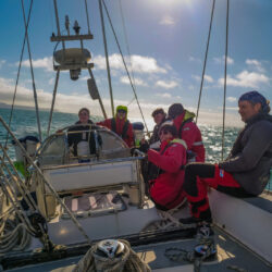 Young people sailing on Challenger
