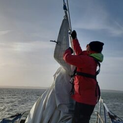 Sailing across the Irish Sea Leadership Voyage