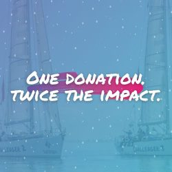 on donation twice the impact