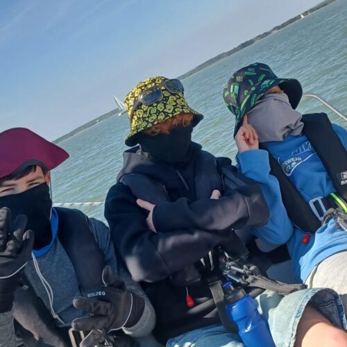 St Michael Scool on a sailing trip