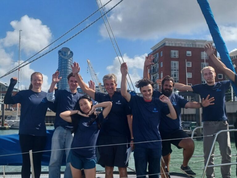 Alex on the ketch leadership voyage