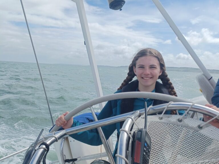 Naval Children's Charity on a Challenger yacht sailing