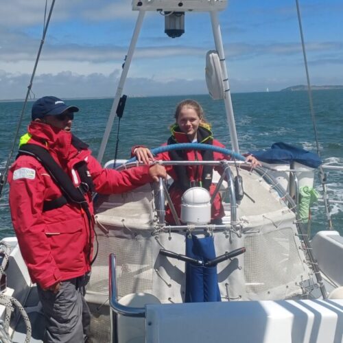 Young people sailing the south coast during May half term