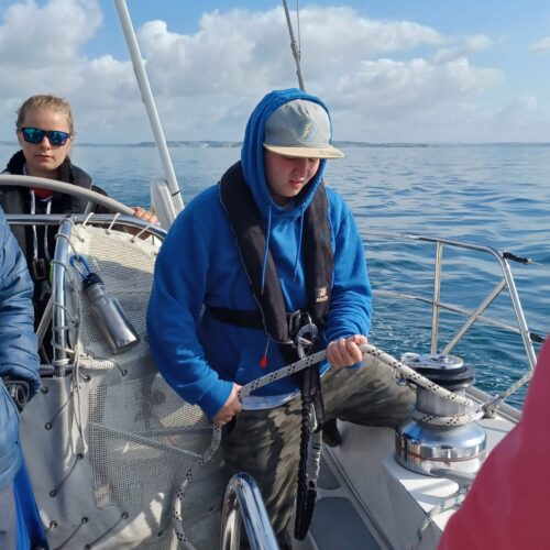 Sailing across the Irish Sea Leadership voyage for young adults