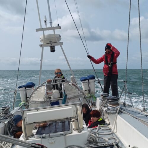 Sailing across the Irish Sea Leadership voyage for young adults