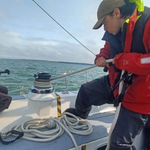 Round the Island race training 2025