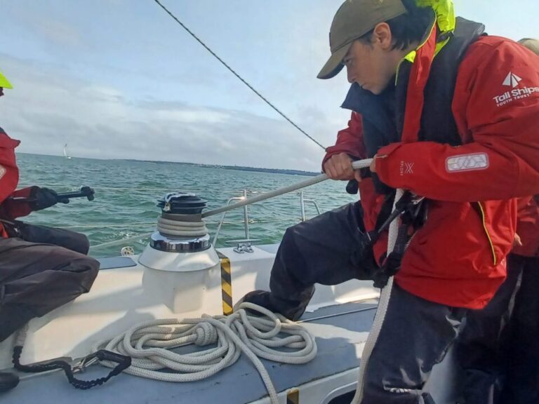 Round the Island race training 2025
