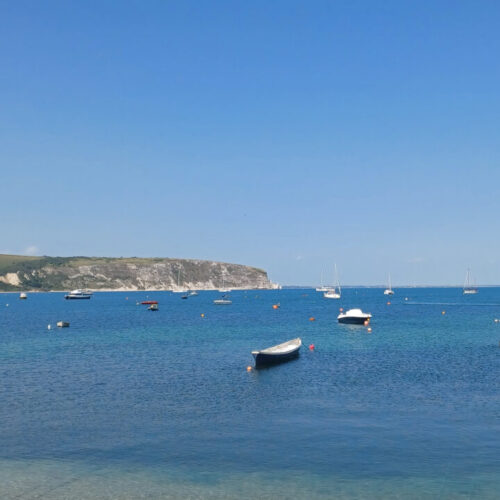 Landscape views while sailing
