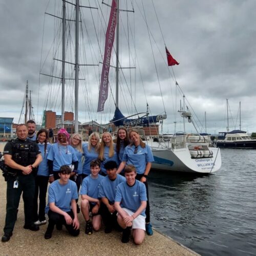 PSNI Tall Ships Youth Trust Voyage in Belfast