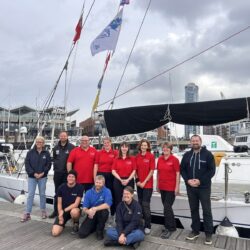 Representatives of both Charities at the vessel handover on October 1st